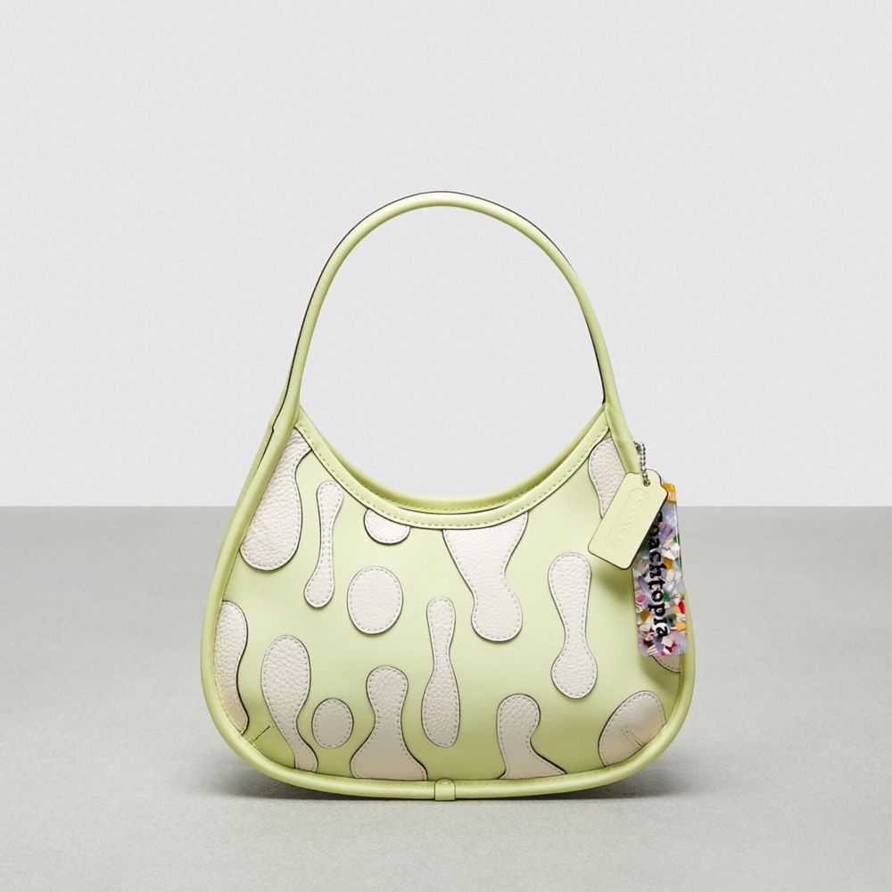 Coach Ergo Bag In Coachtopia Leather With Lava Appliqué Pale Lime Multi