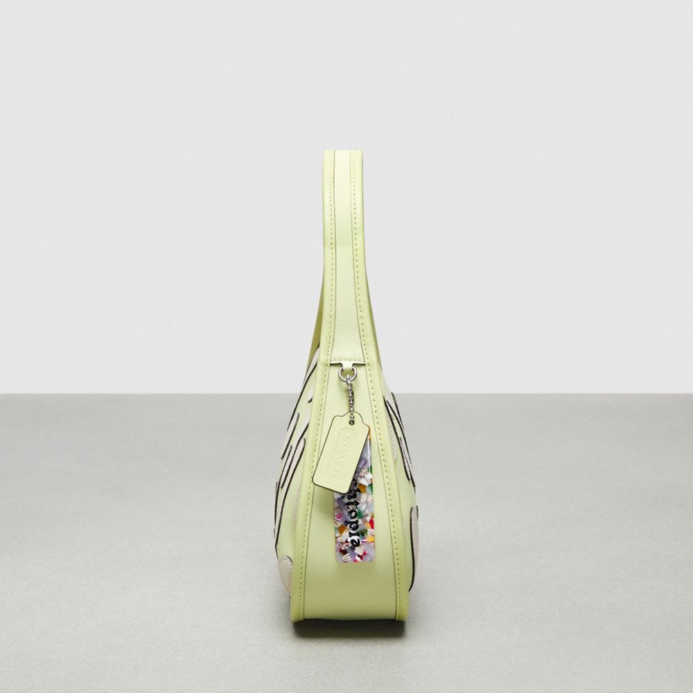 Coach Ergo Bag In Coachtopia Leather With Lava Appliqué Pale Lime Multi