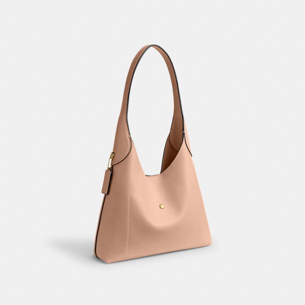 Coach Brooklyn Shoulder Bag 28 Brass Cream