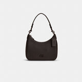 Coach Restored Hobo Crossbody With Signature Canvas Black