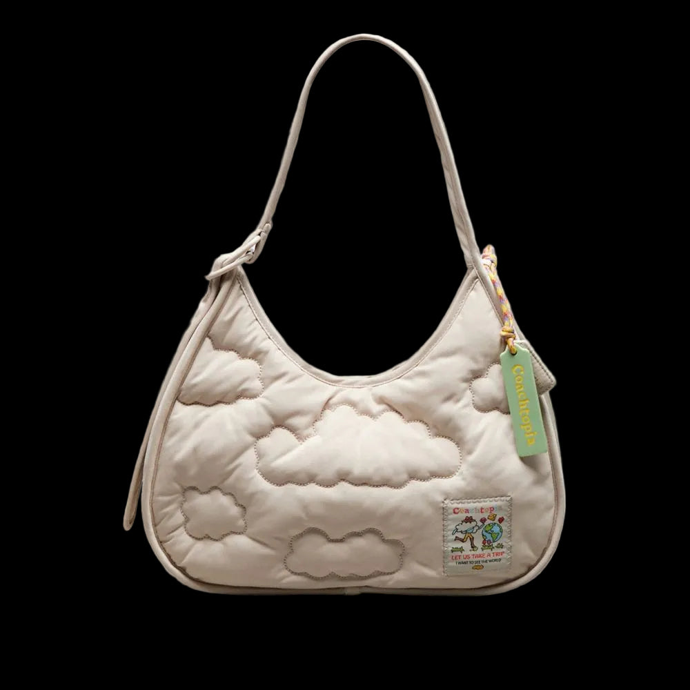 Coach Coachtopia Loop Ergo Bag With Cloud Quilting Cloud