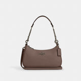 Coach Teri Shoulder Bag Gunmetal Dark Stone
