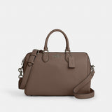 Coach Rowan Large Satchel Bag Gunmetal Dark Stone
