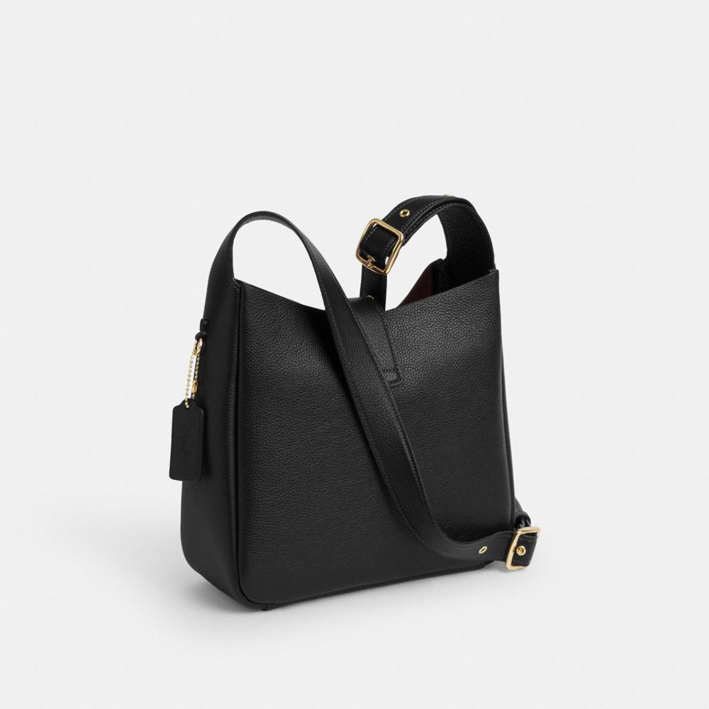 Coach Hadley Convertible Crossbody Bag Gold Black
