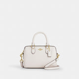 Coach Mini Rowan Crossbody Bag Gold Chalk