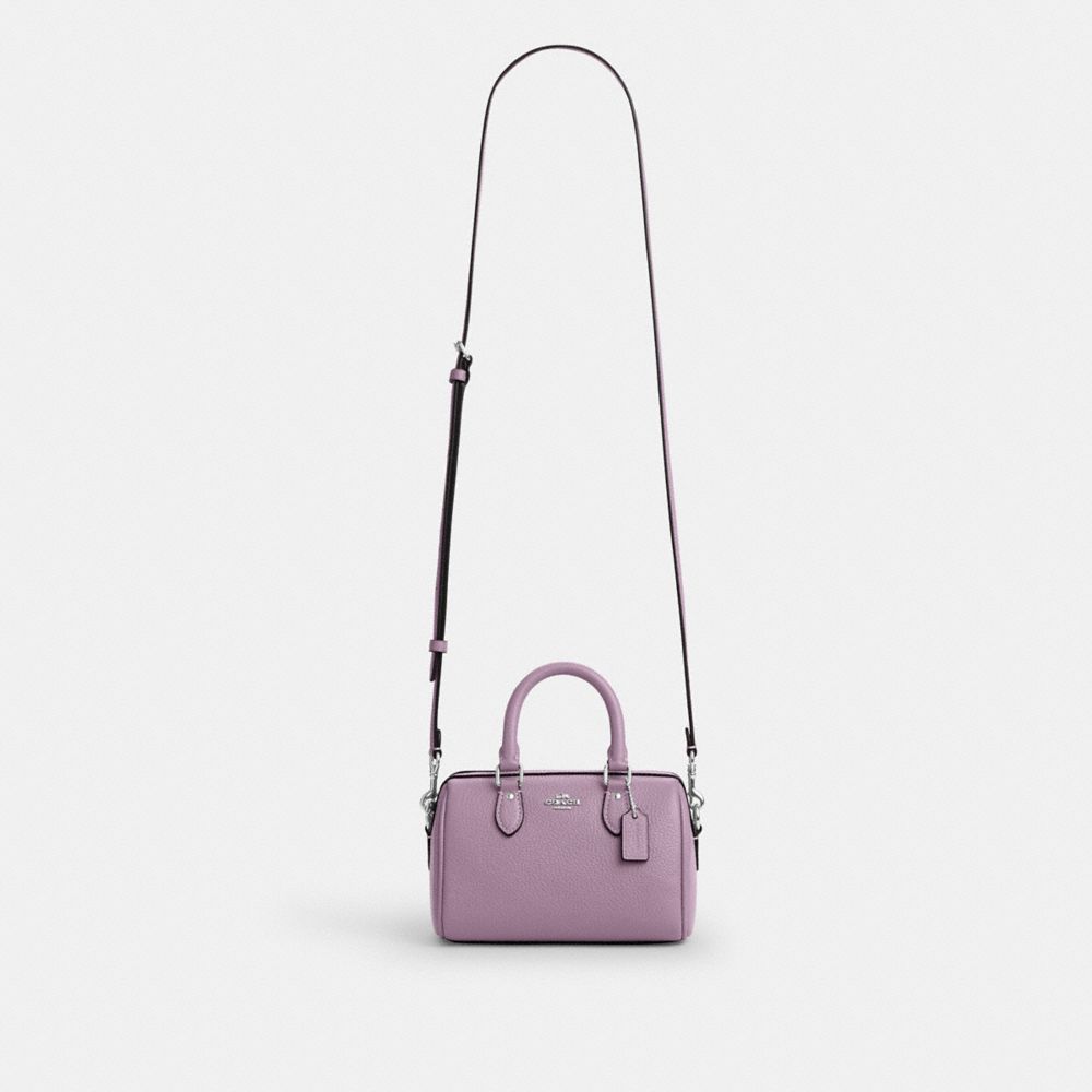 Coach Mini Rowan Crossbody Bag Silver Jasmine