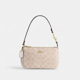 Coach Nolita 19 In Signature Canvas Gold Sand Chalk