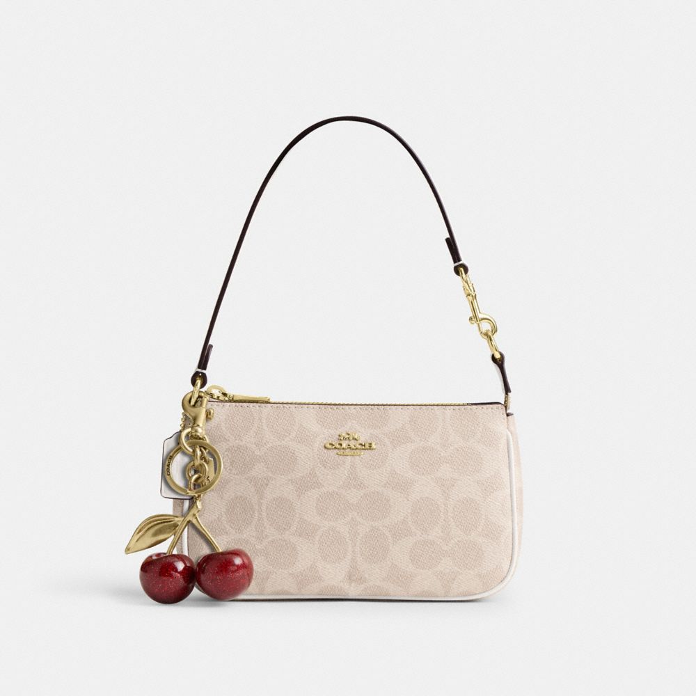 Coach Nolita 19 In Signature Canvas Gold Sand Chalk