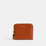 Coach New York Billfold Wallet Brass Toffee