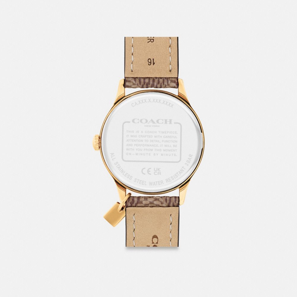 Coach Ruby Watch, 32 Mm Khaki