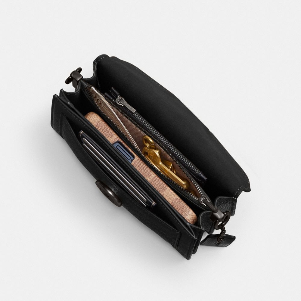 Coach Tabby Shoulder Bag 20 Pewter Black