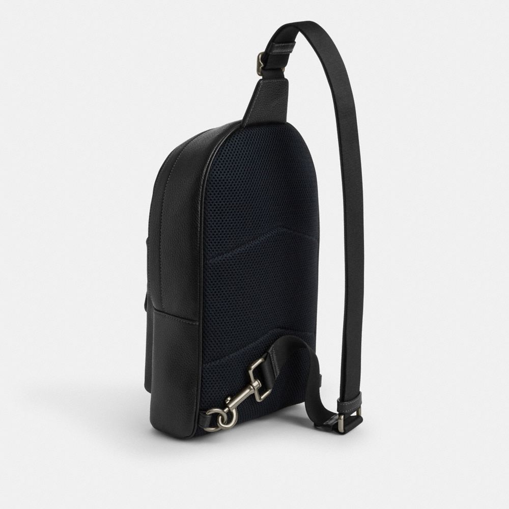 Coach West Pack Gunmetal Black