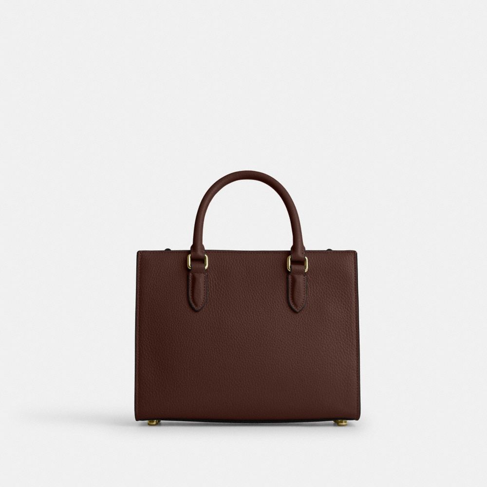 Coach Maggie Small Tote Bag Gold Maple