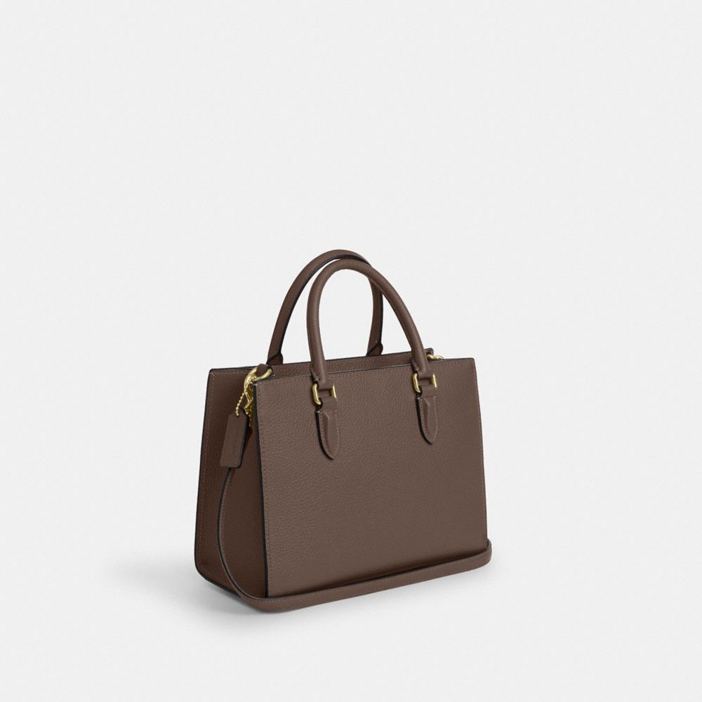 Coach Maggie Small Tote Bag Gold Dark Stone