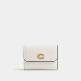 Coach Essential Card Holder Wallet Brass Chalk