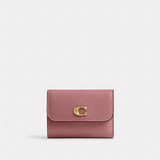 Coach Essential Card Holder Wallet Brass Peony