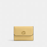 Coach Essential Card Holder Wallet Brass Vanilla