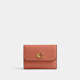 Coach Essential Card Holder Wallet Brass Dark Peach