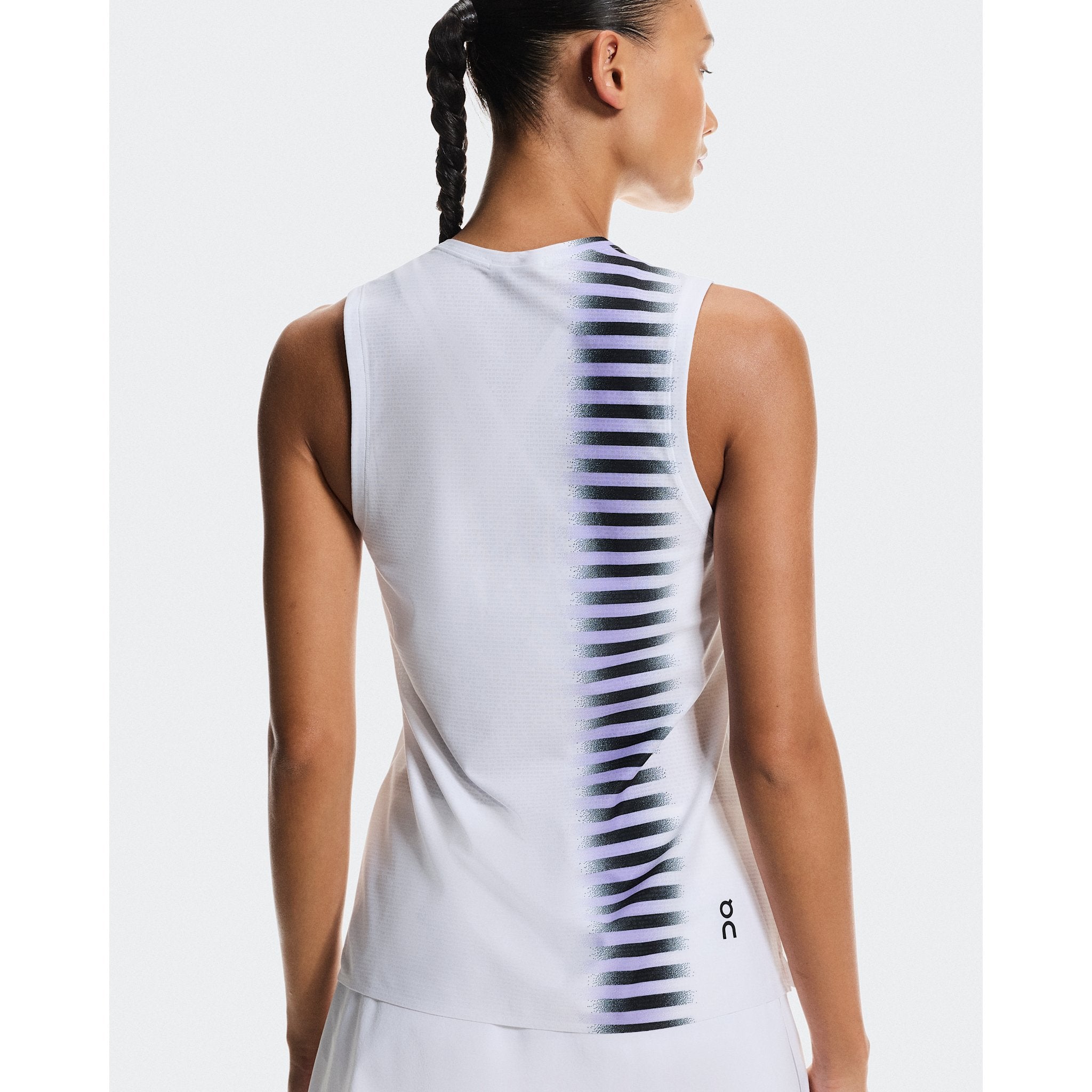 On Court Tank Edge White | Black