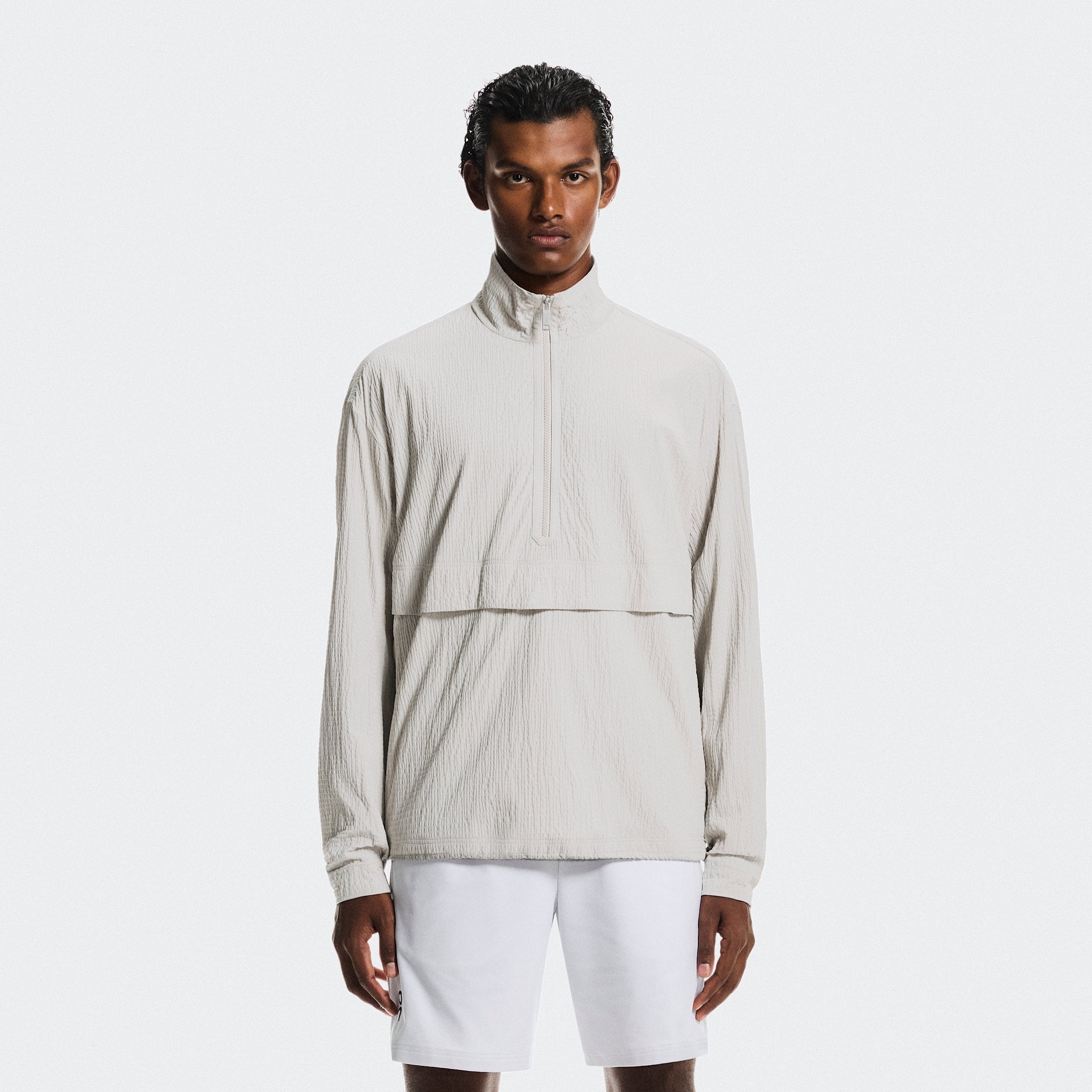 On Courtside 1/2 Zip Eaze Sand