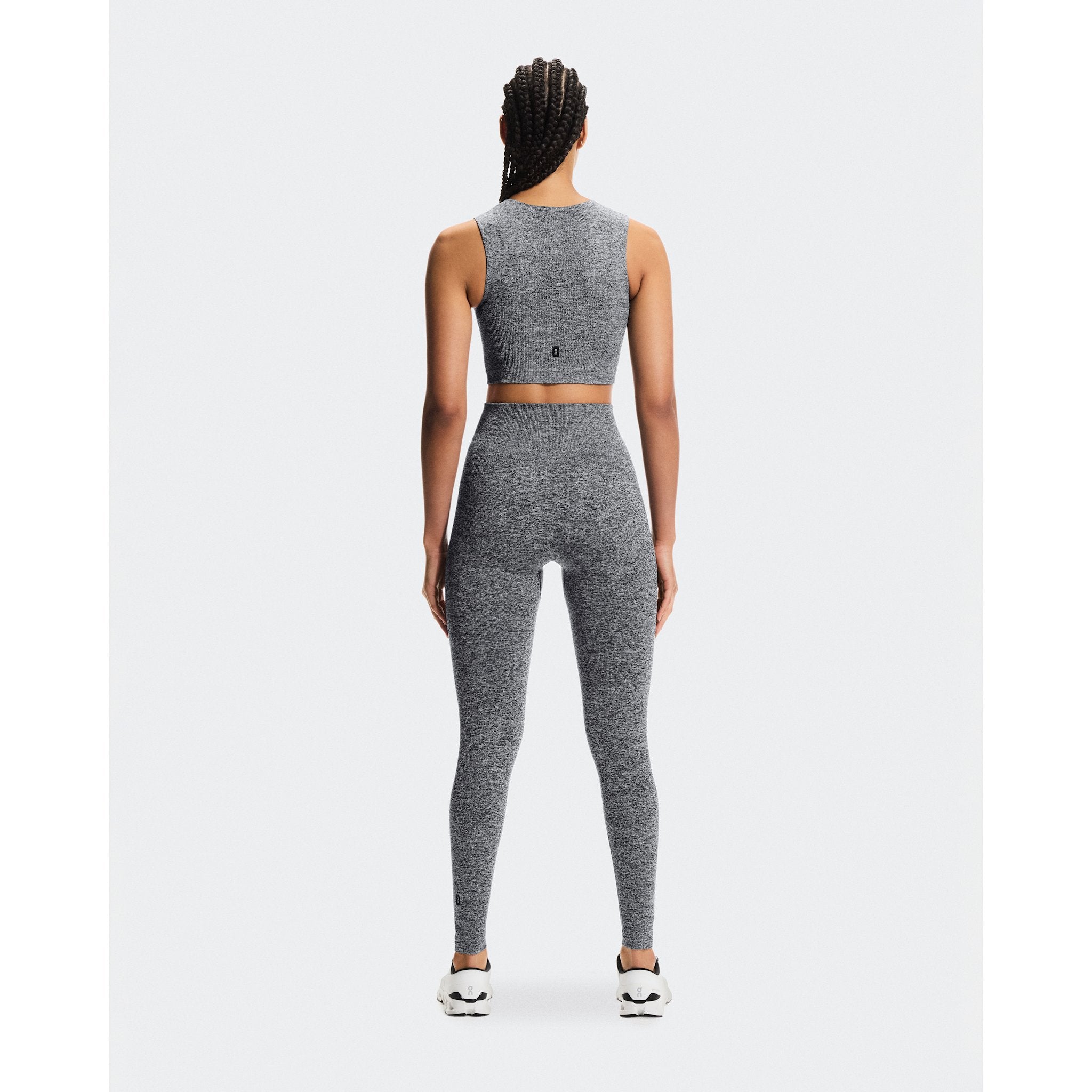 On Studio Knit Leggings Graphite Heather