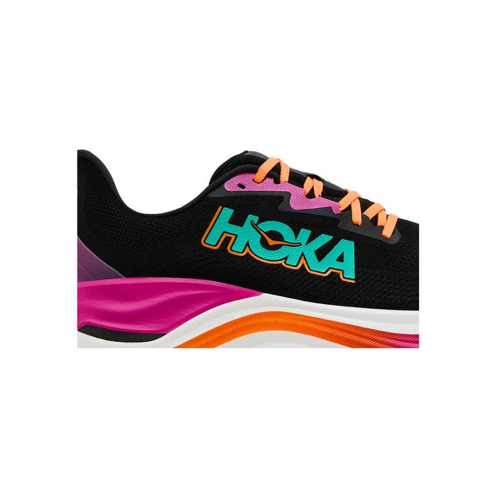 Hoka Skyward X 'Black Electric Aqua'