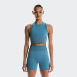 On Studio Knit Crop Niagara | Rock