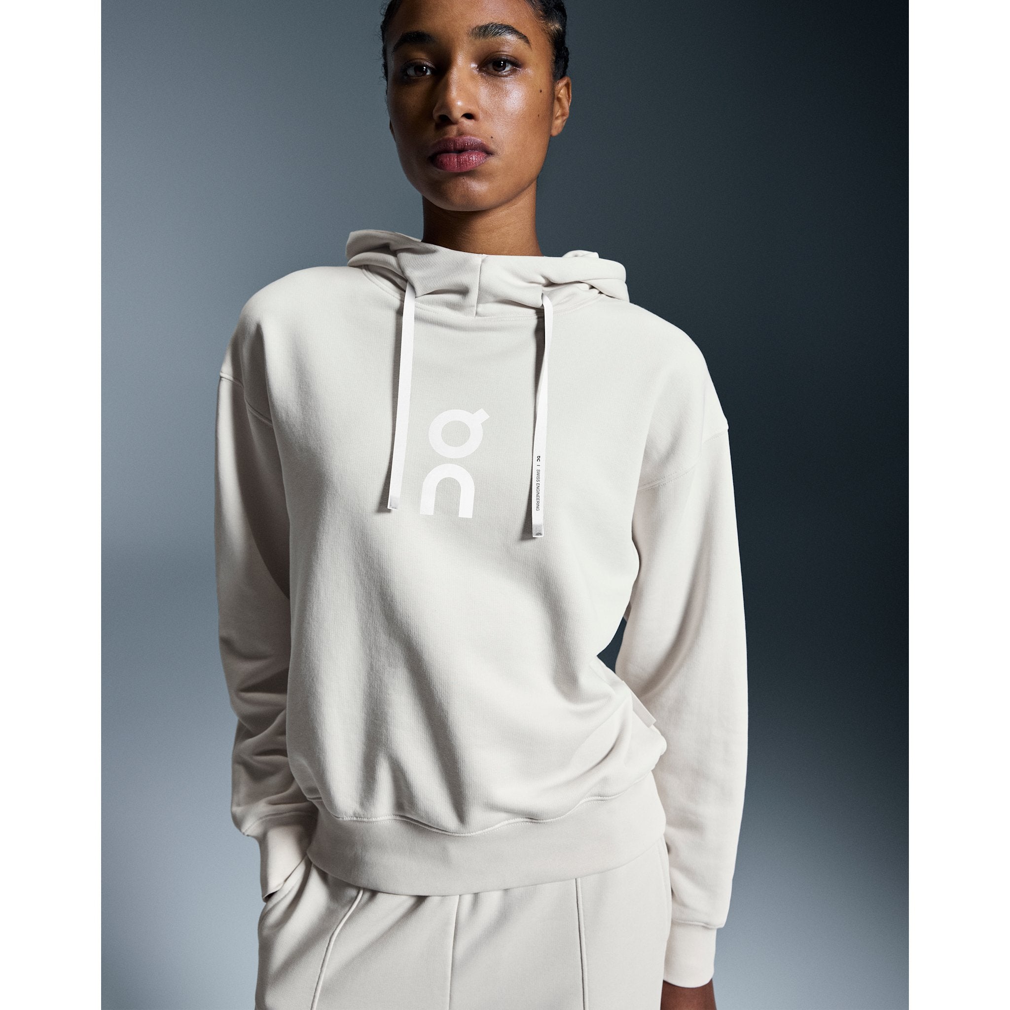 On Club Hoodie Silver