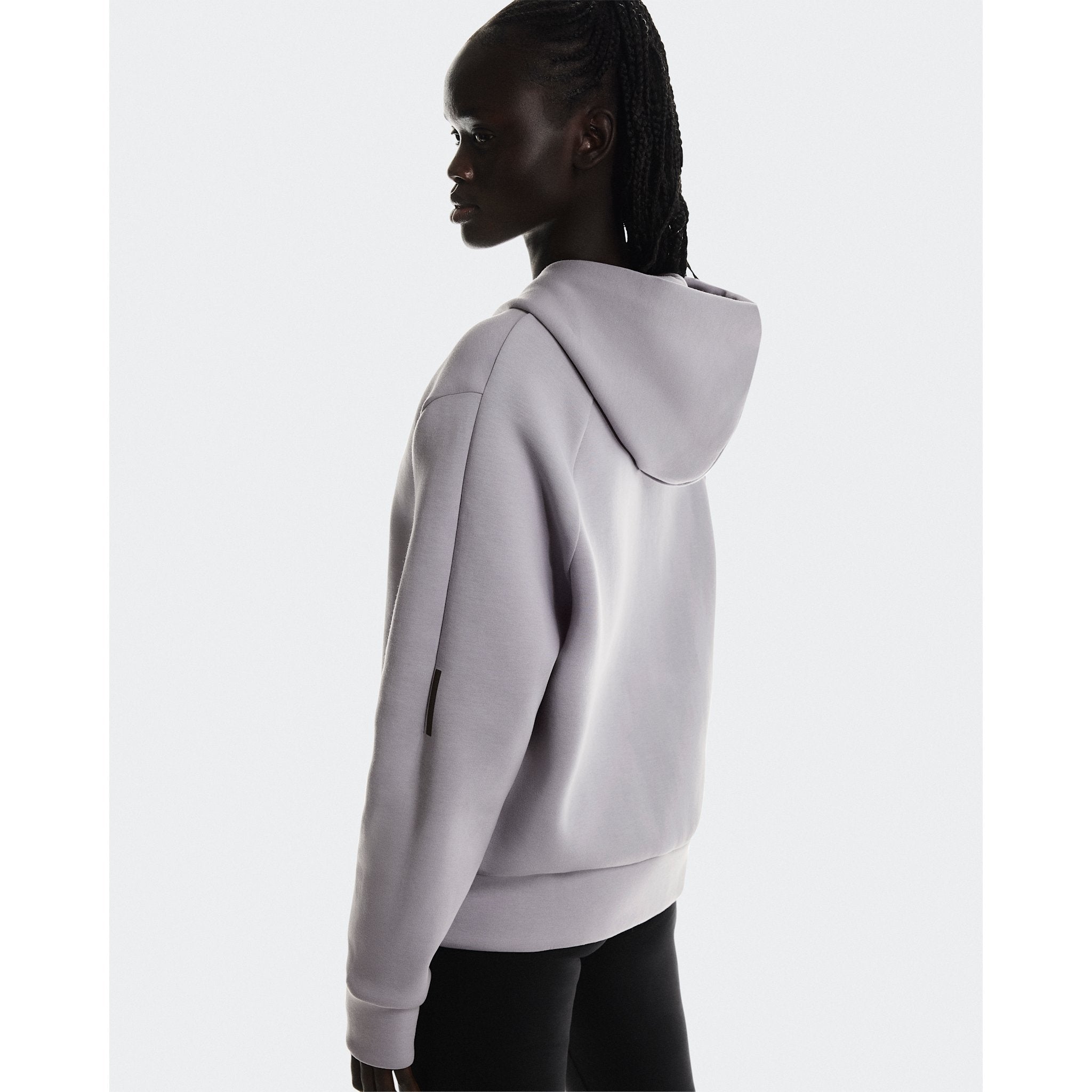 On Focus Tech Zip Hoodie Lilac