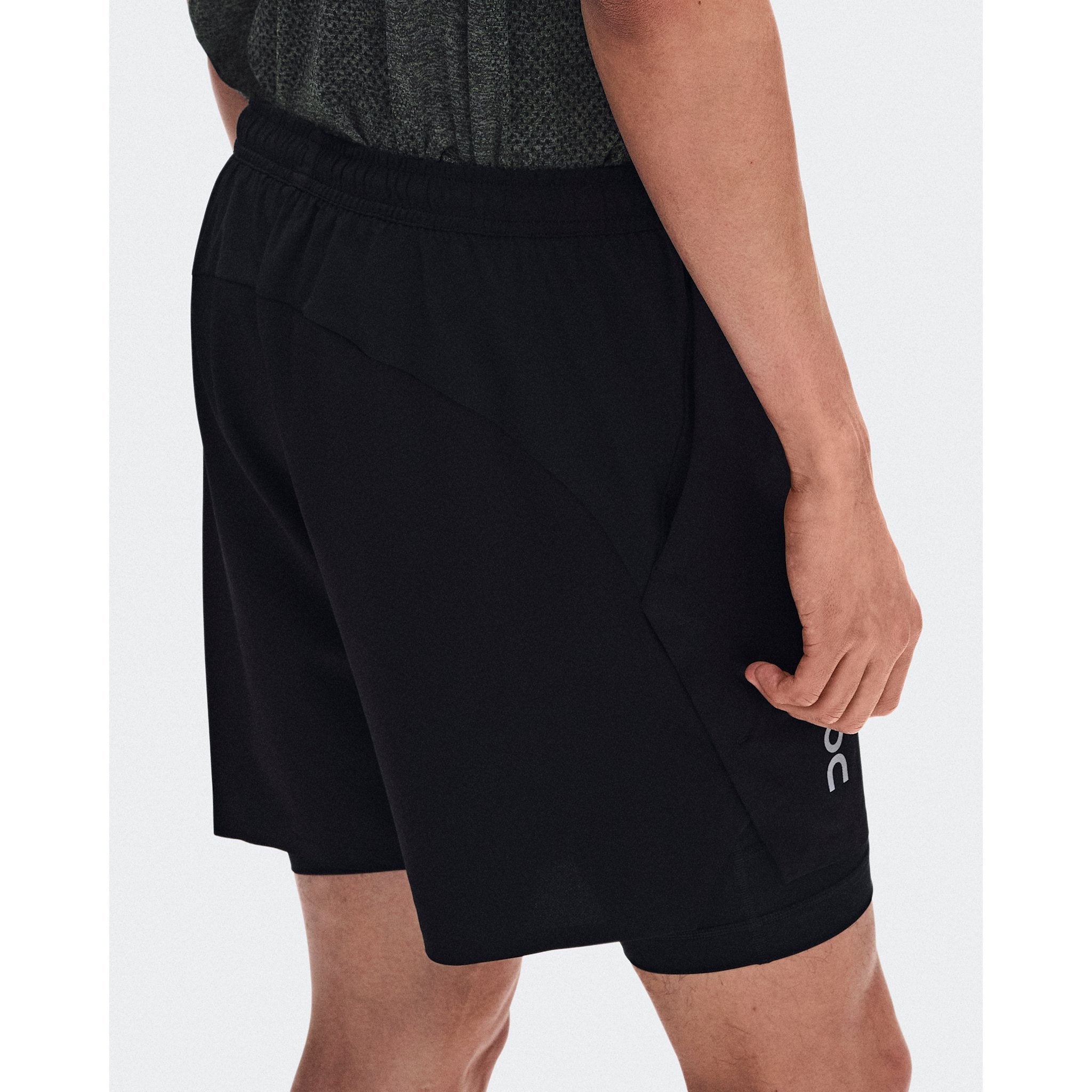 On Train 2-in-1 Shorts Black