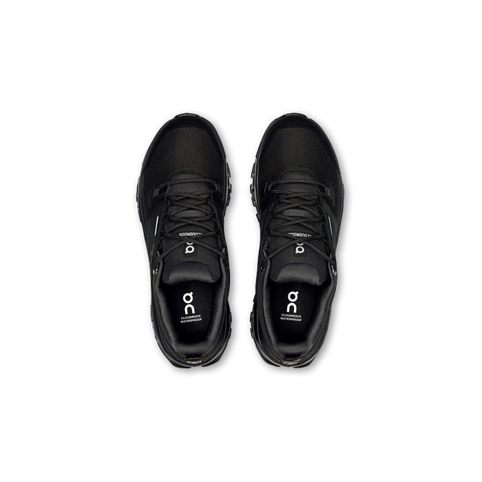 ON Running Women's Cloudrock Low Waterproof Black | Black