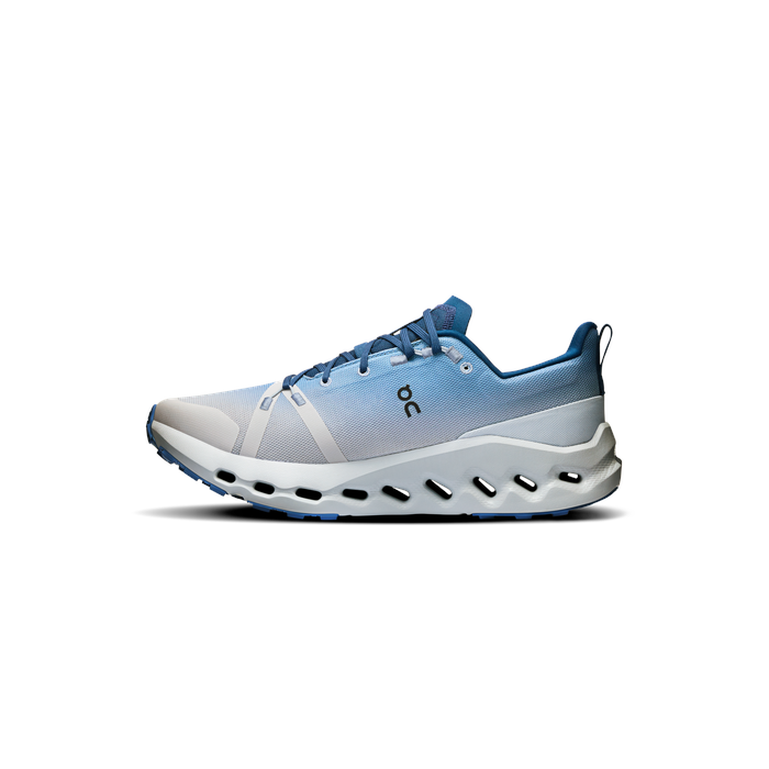 ON Running Men's Cloudsurfer Trail Waterproof Chambray | Glacier