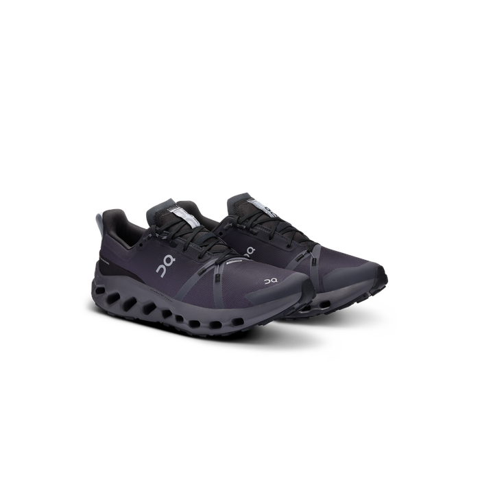 ON Running Men's Cloudsurfer Trail Waterproof Black | Eclipse