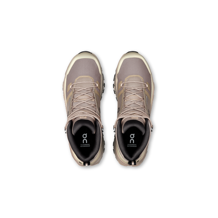 ON Running Men's Cloudrock Mid Waterproof Cinder | Desert