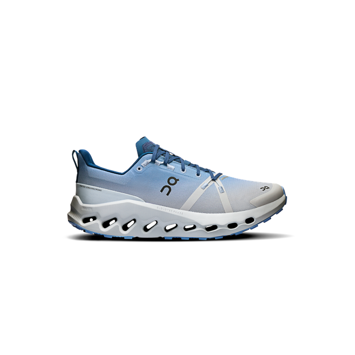 ON Running Men's Cloudsurfer Trail Waterproof Chambray | Glacier