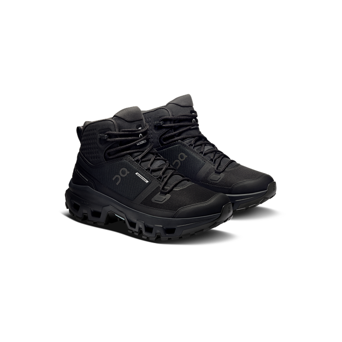 ON Running Women's Cloudrock Mid Waterproof Black | Black