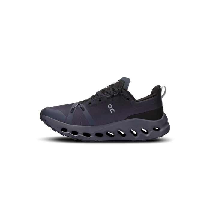 ON Running Women's Cloudsurfer Trail Waterproof Black | Eclipse