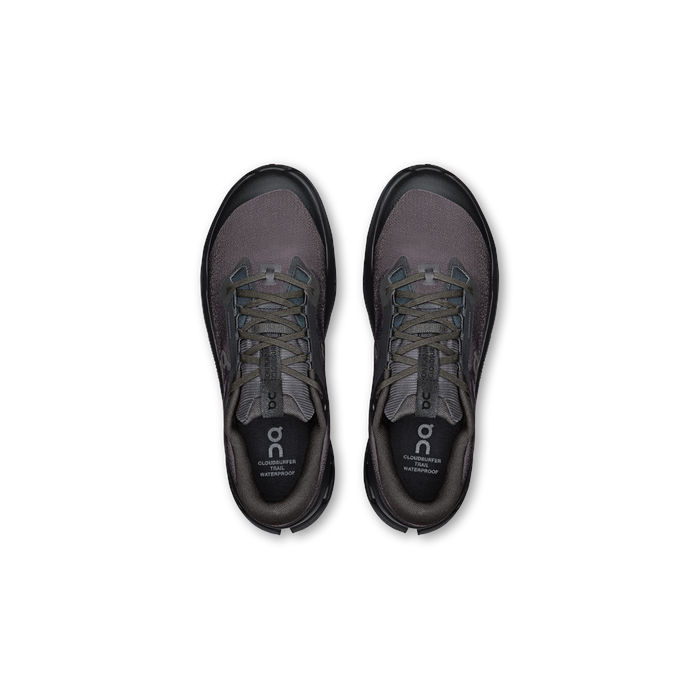ON Running Men's Cloudsurfer Trail 2 Waterproof Black | Black