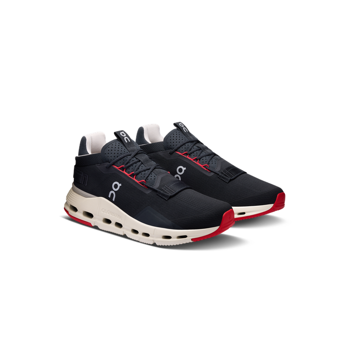 ON Running Men's Cloudnova 2 Black | Red