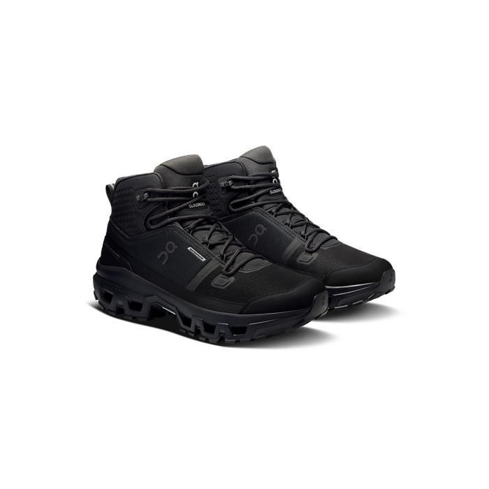 ON Running Men's Cloudrock Mid Waterproof Black | Black