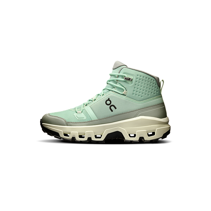ON Running Women's Cloudrock Mid Waterproof Mineral | Aloe