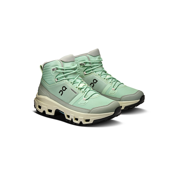 ON Running Women's Cloudrock Mid Waterproof Mineral | Aloe