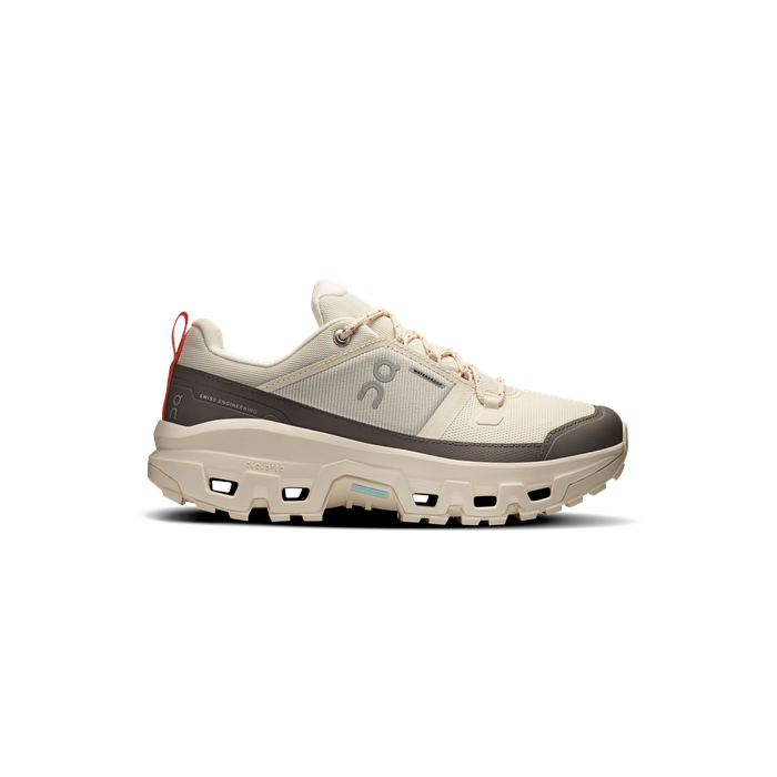 ON Running Women's Cloudrock Low Waterproof Ivory | Ivory