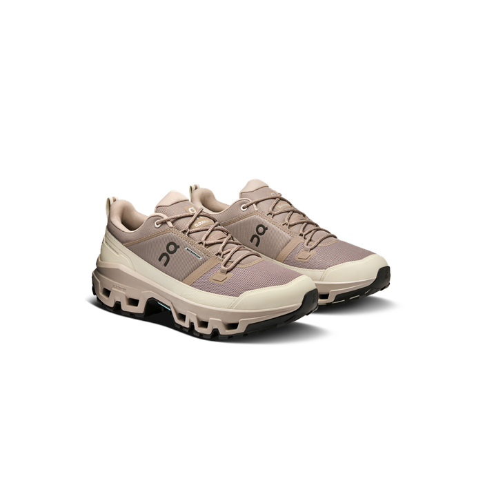 ON Running Men's Cloudrock Low Waterproof Cinder | Fog