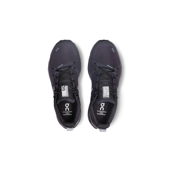 ON Running Men's Cloudsurfer Trail Waterproof Black | Eclipse