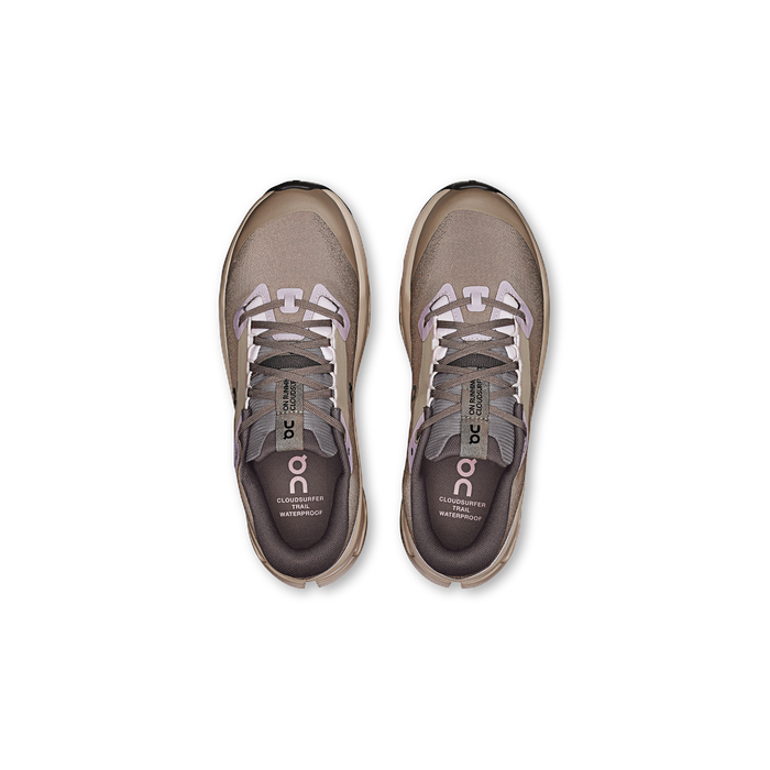 ON Running Women's Cloudsurfer Trail 2 Waterproof Cinder | Desert
