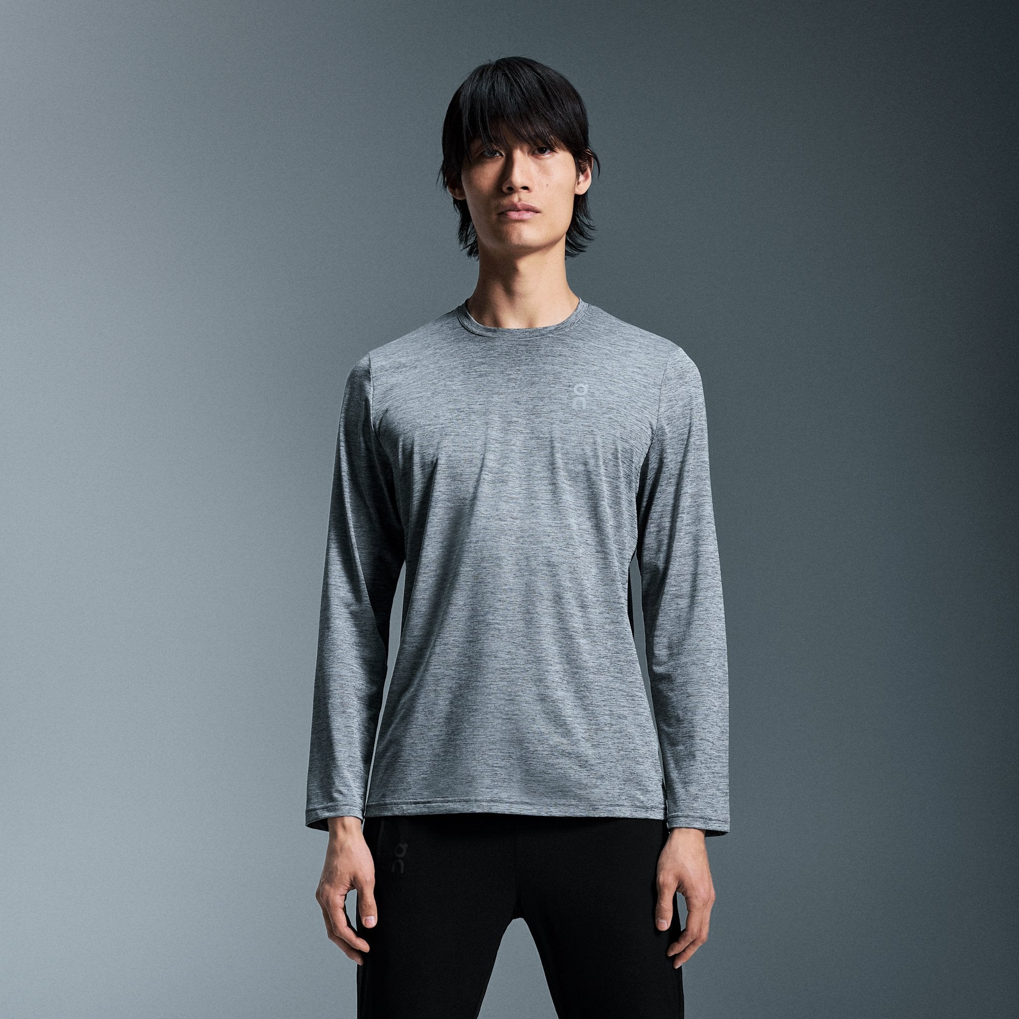 On Core Long-T Heather Gray