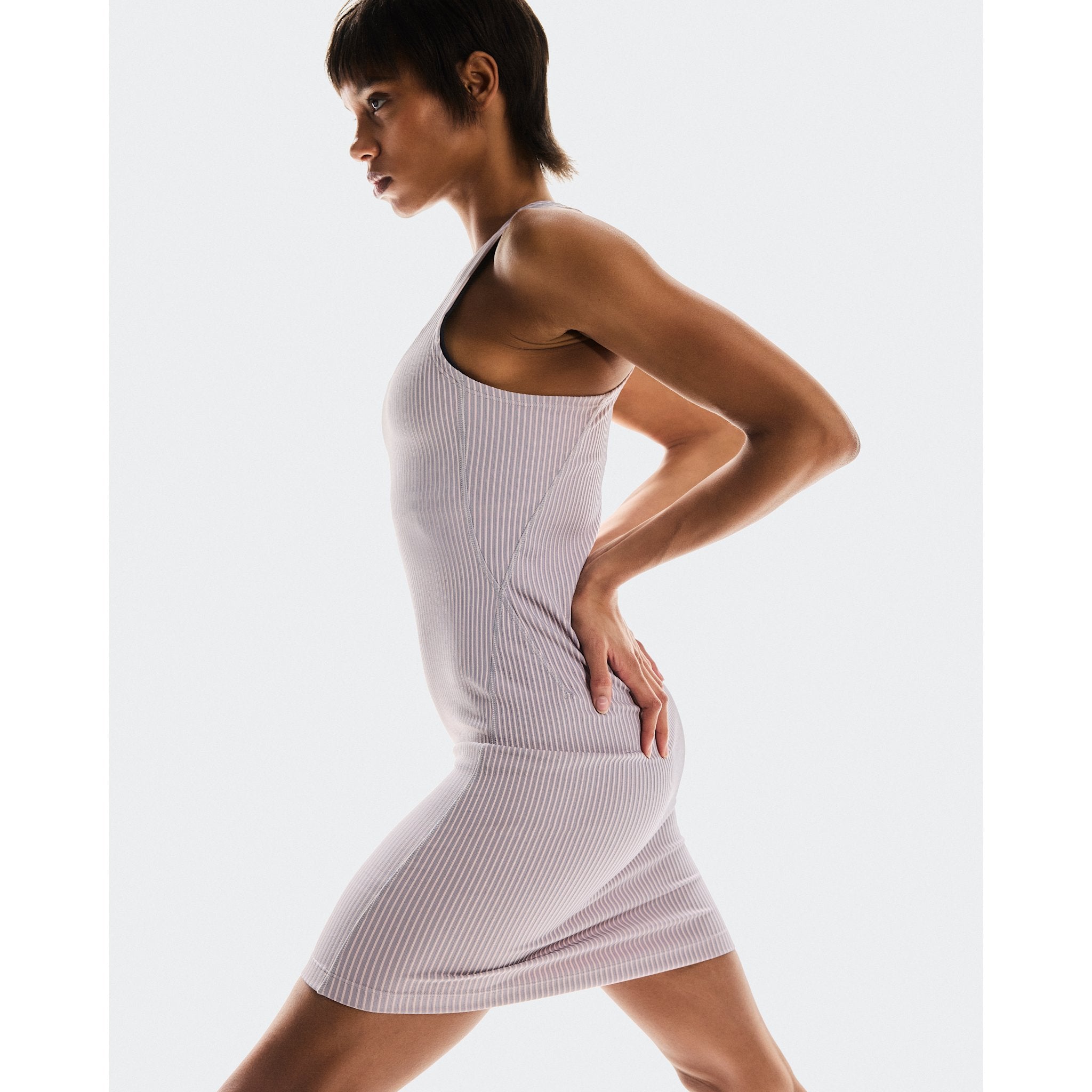 On All-Day Ribbed Dress Orchid | Lilac