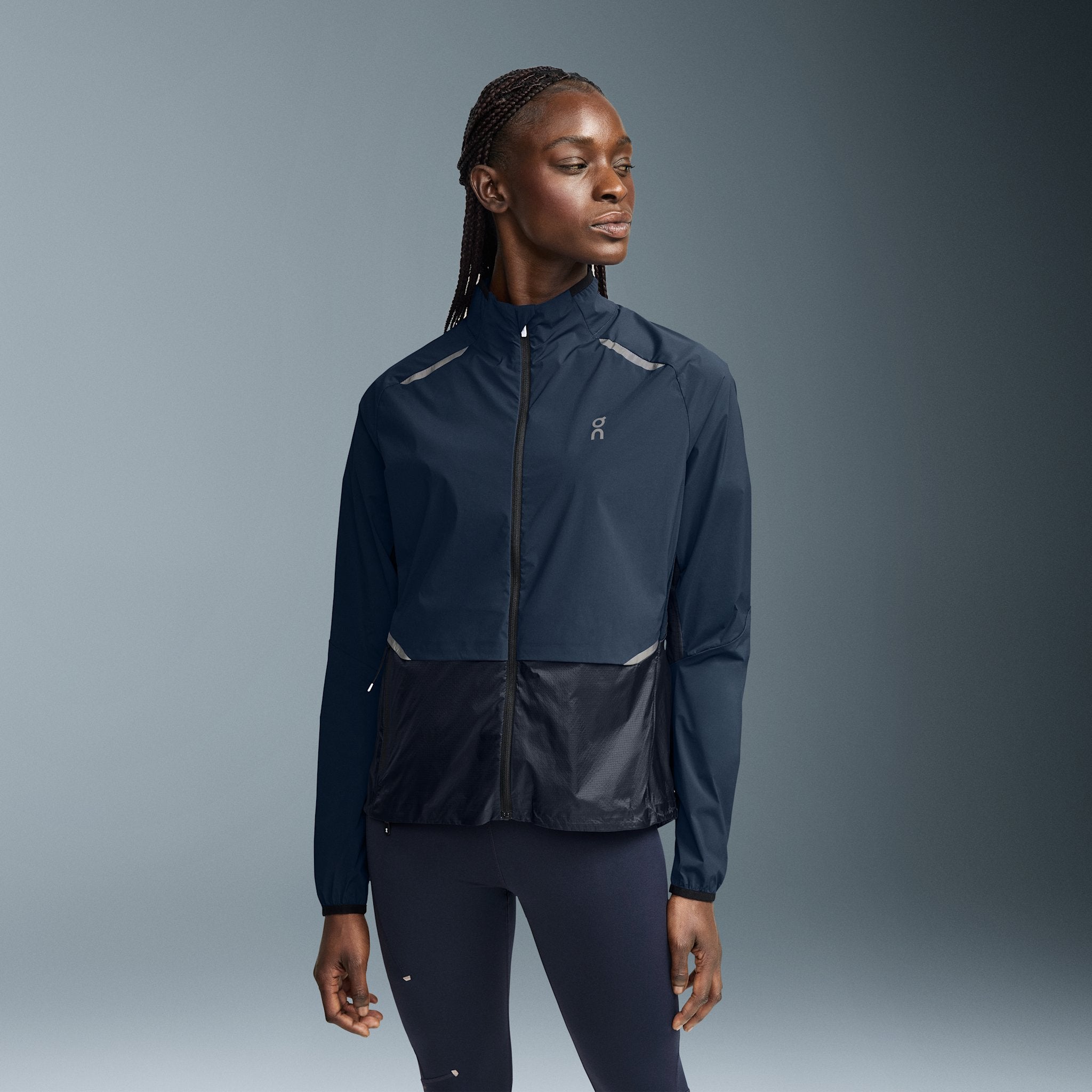 On Weather Jacket Denim | Navy