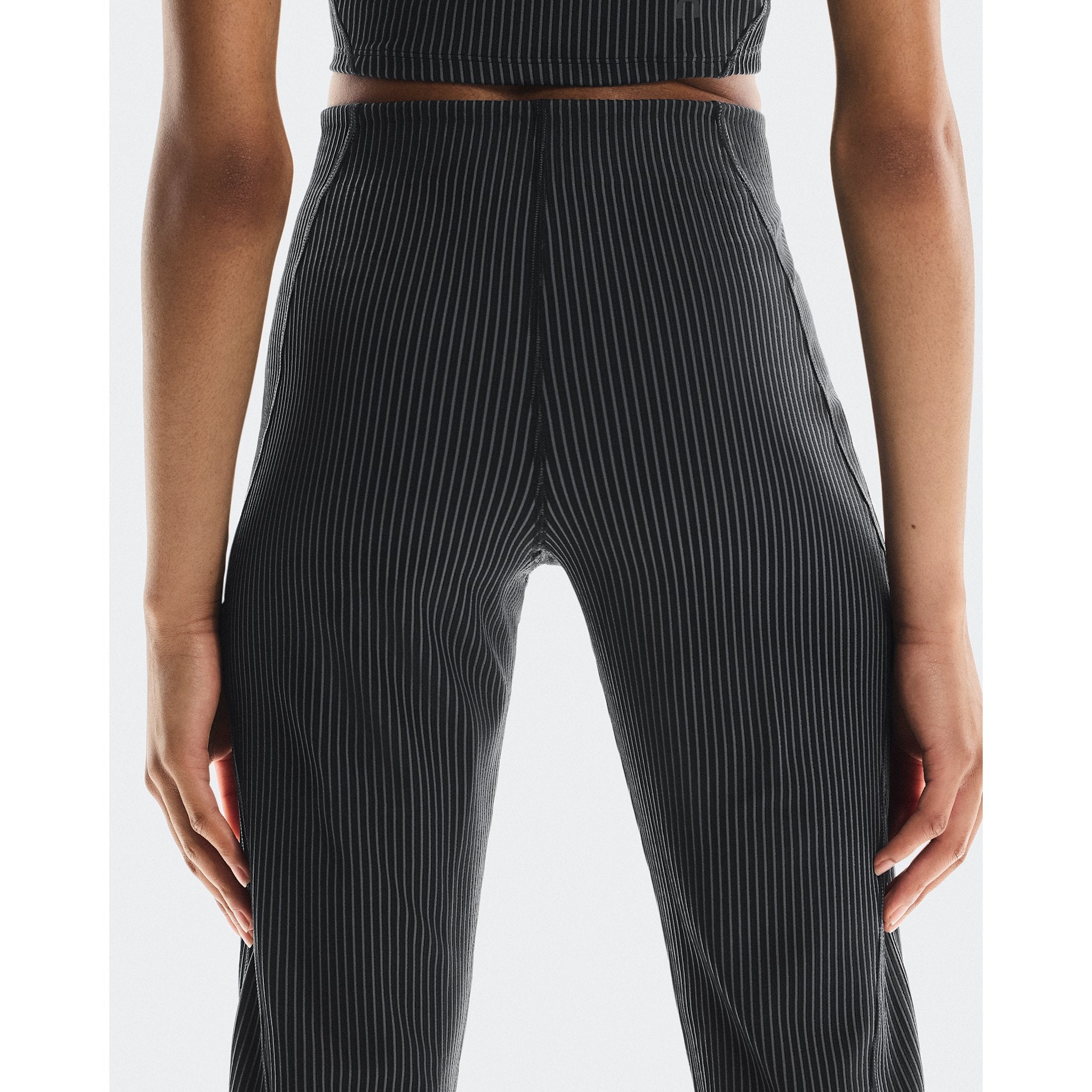 On All-Day Ribbed Pants Black | Rock